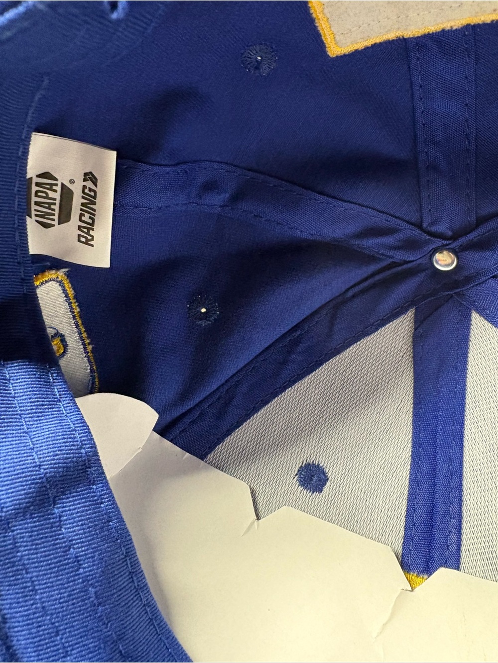 NAPA Racing Blue & Yellow Rope-Trim Cap - Picture 7 of 8